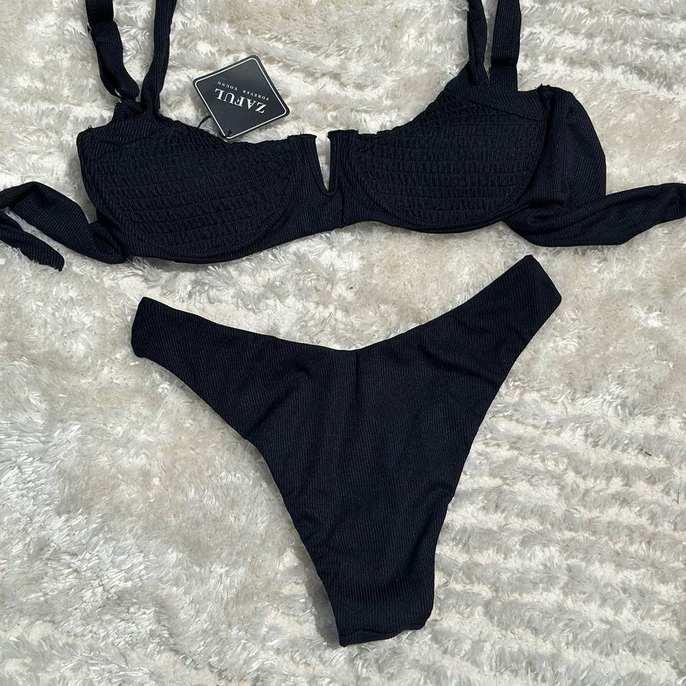 Black Women's Swimwear Set